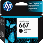 Cartucho HP 667 Negro Original, 120 Páginas 3YM79AL