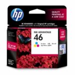 Cartucho HP 46 Tricolor Original, 750 Páginas CZ638AL