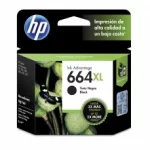 Cartucho HP 664XL Alto Rendimiento Negro  Original, 480 Páginas F6V31AL