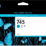 Cartucho HP 745 Cian Original 130ml F9J97A