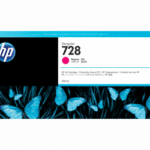Cartucho HP 728 Magenta Original 300ml F9J66A