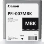 Tanque de Tinta Canon PFI-007MBK Negro Mate, 90ml