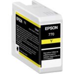 Cartucho Epson UltraChrome PRO10 T770 Amarillo, 25ml