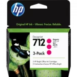 Cartucho HP DesignJet 712 Magenta Original, 29 ml - 3 Piezas  3ED78A