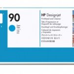 Cabezal HP 90 Cyan y Limpiador de Cabezal C5055A