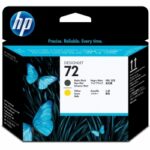 Cabezal HP 72 Negro Mate/Amarillo C9384a
