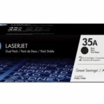 Tóner HP 35A Paquete Doble Negro Original, 2 x 1500 Páginas CB435A
