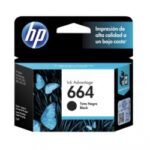 Cartucho HP 664 Negro Original, 120 Páginas  F6V29AL
