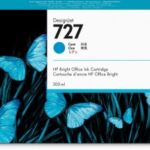Cartucho HP 727 Cyan Original 300ml F9J76A