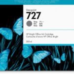 Cartucho HP 727 Gris 300ml F9J80A