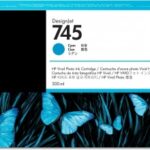Cartucho HP 745 Cyan Original 300ml F9K04A