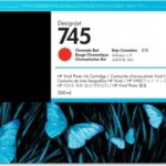 Cartucho HP 745 Rojo Cromático 300ml F9K06A