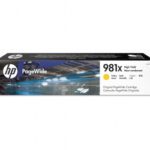 Cartucho HP 981X Amarillo Original, 10.000 Páginas L0R11A