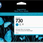 Cartucho HP 730 Cyan Original, 130ml P2V62A