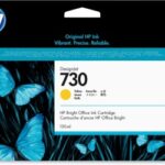 Cartucho HP 730 Amarillo Original, 130ml C48002C