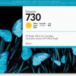 Cartucho HP 730 Amarillo Original, 300ml P2V70A