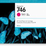 Cartucho HP 746 Magenta Original, 300ml P2V78A