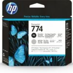 Cabezal HP 774 Paquete de 2 Piezas Negro y Gris Claro P2W00A