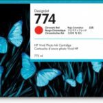 Cartucho HP 774 Rojo Cromático, 775ml P2W02A
