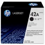 Tóner HP 42A Negro Original, 10,000 Páginas Q5942A