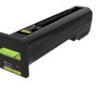 Tóner Lexmark 72K10Y0 Amarillo, 8000 Páginas