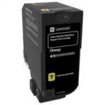 Tóner Lexmark 74C4SY0 Amarillo, 7000 Páginas