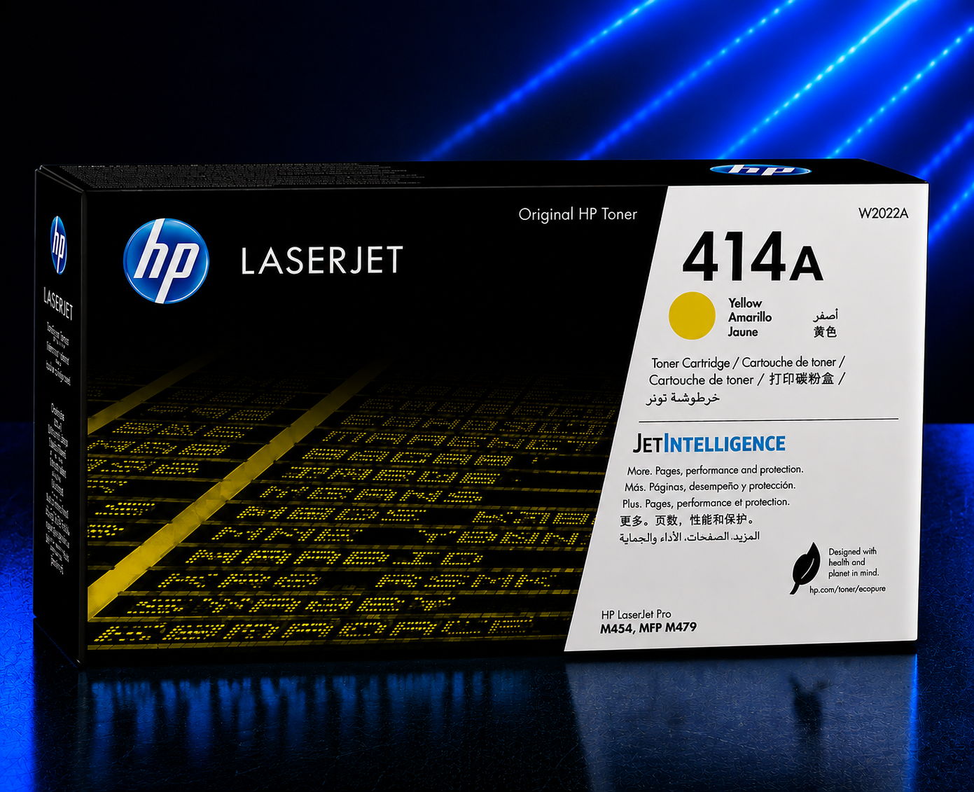 Tóner HP 414A Amarillo Original, 2400 Páginas W2022A