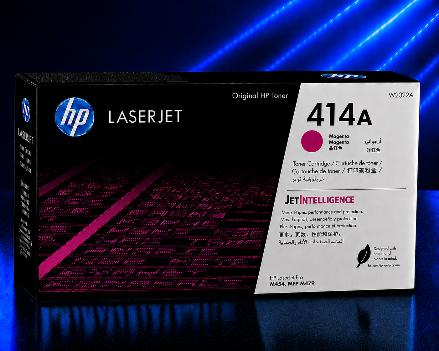 Tóner HP 414A Magenta Original, 2400 Páginas W2023A