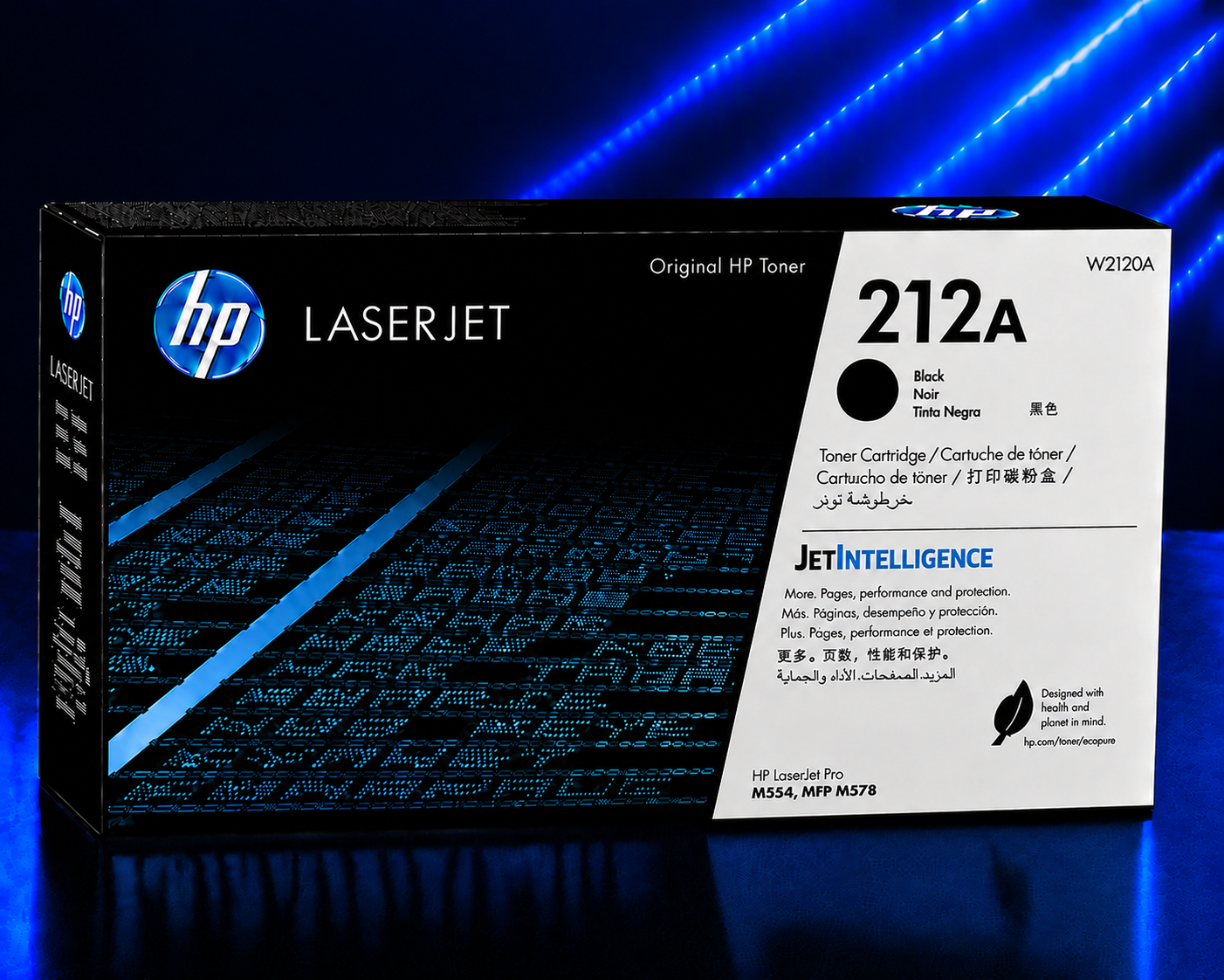 Tóner HP LaserJet 212A Alto Rendimiento Negro Original, 5500 Páginas W2120A
