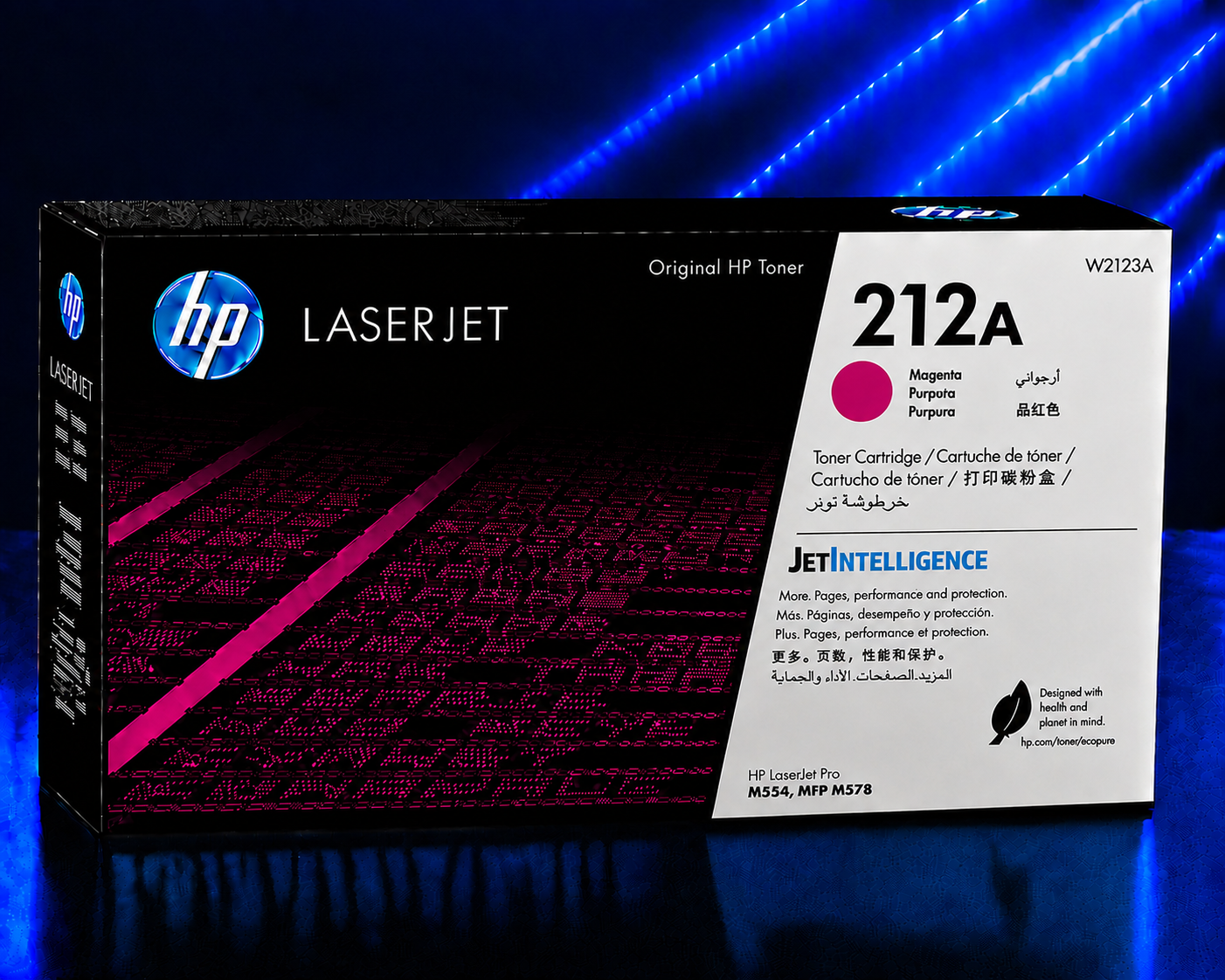 Tóner HP LaserJet 212A Alto Rendimiento Magenta Original, 4500 Páginas W2123A