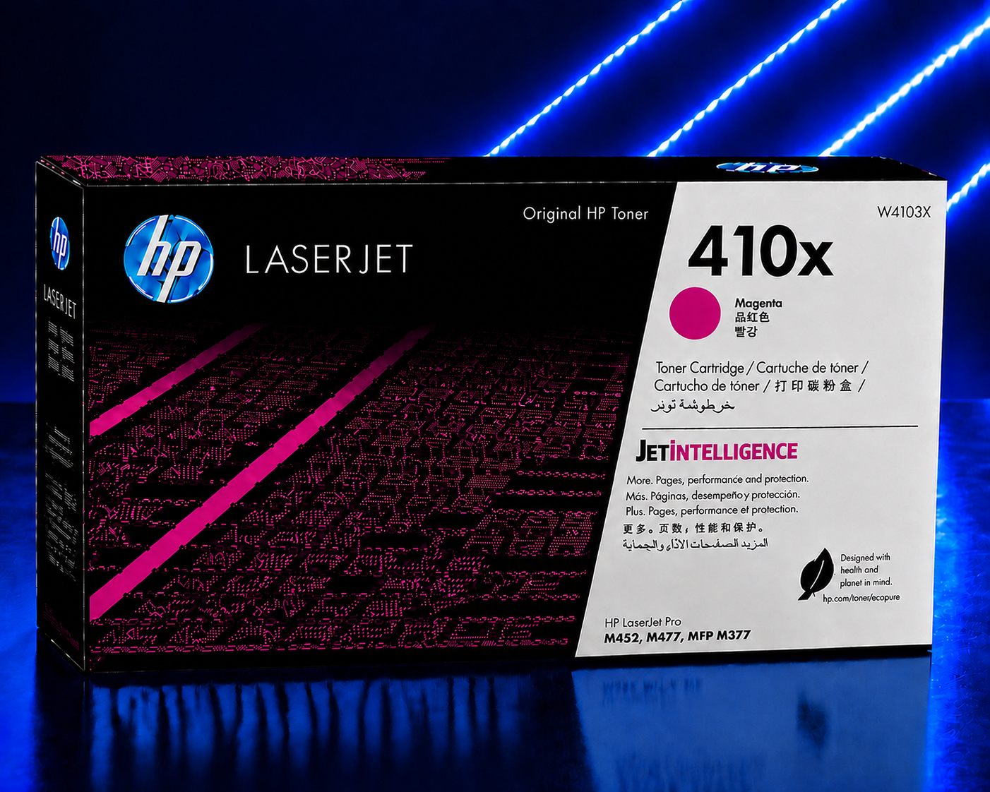 Tóner HP 410X Magenta Original, 5,000 Páginas CF413X