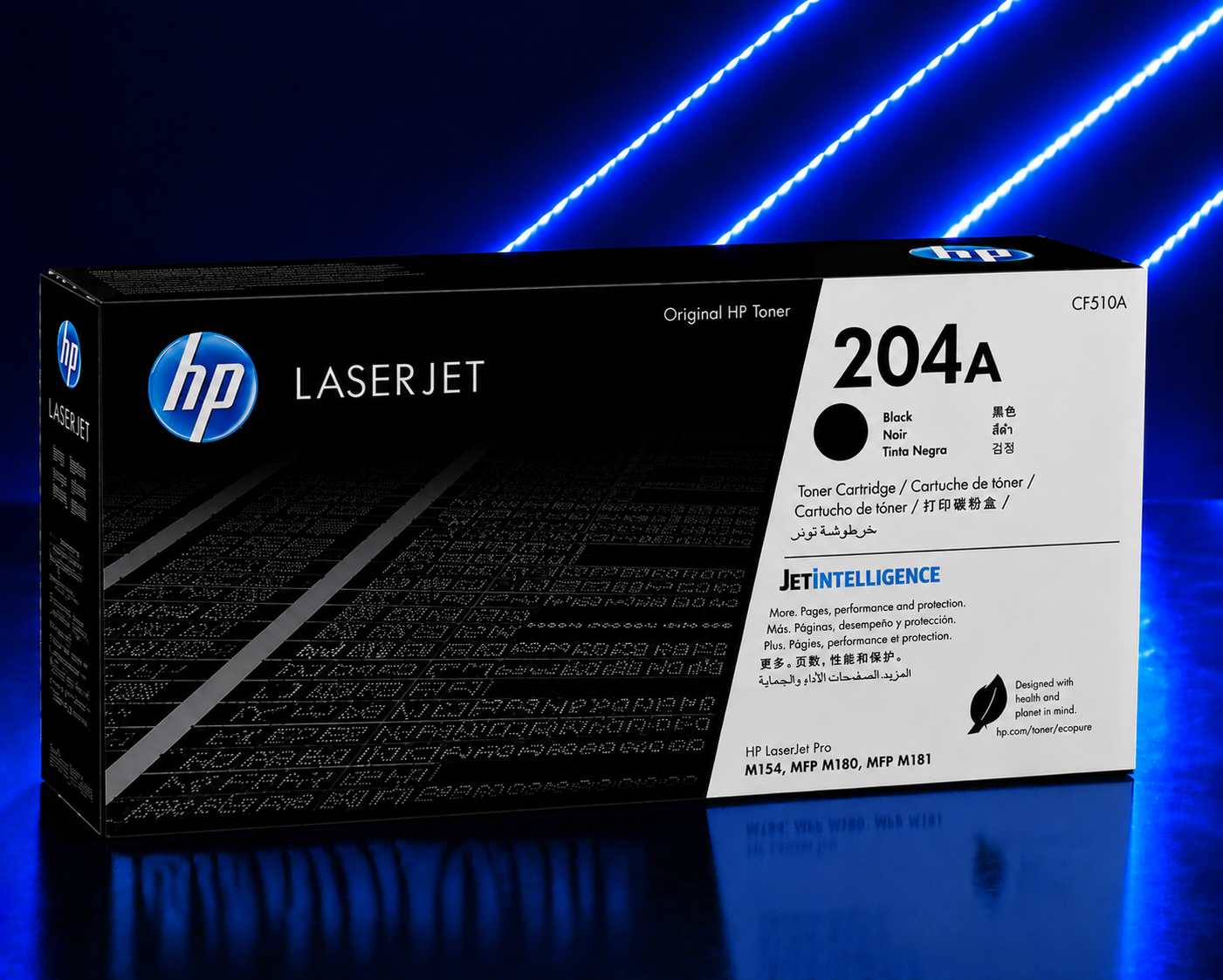 Tóner HP 204A Negro Original, 1,100 Páginas CF510A