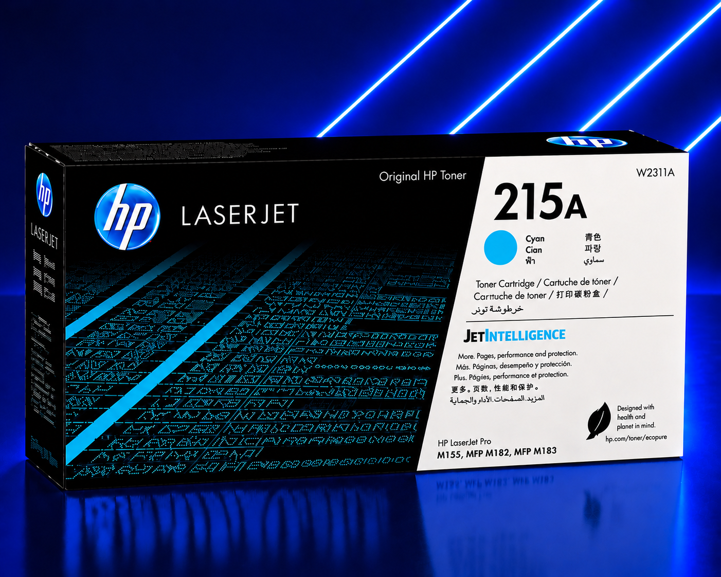 Tóner HP 215A Cyan Original, 850 Páginas W2311A