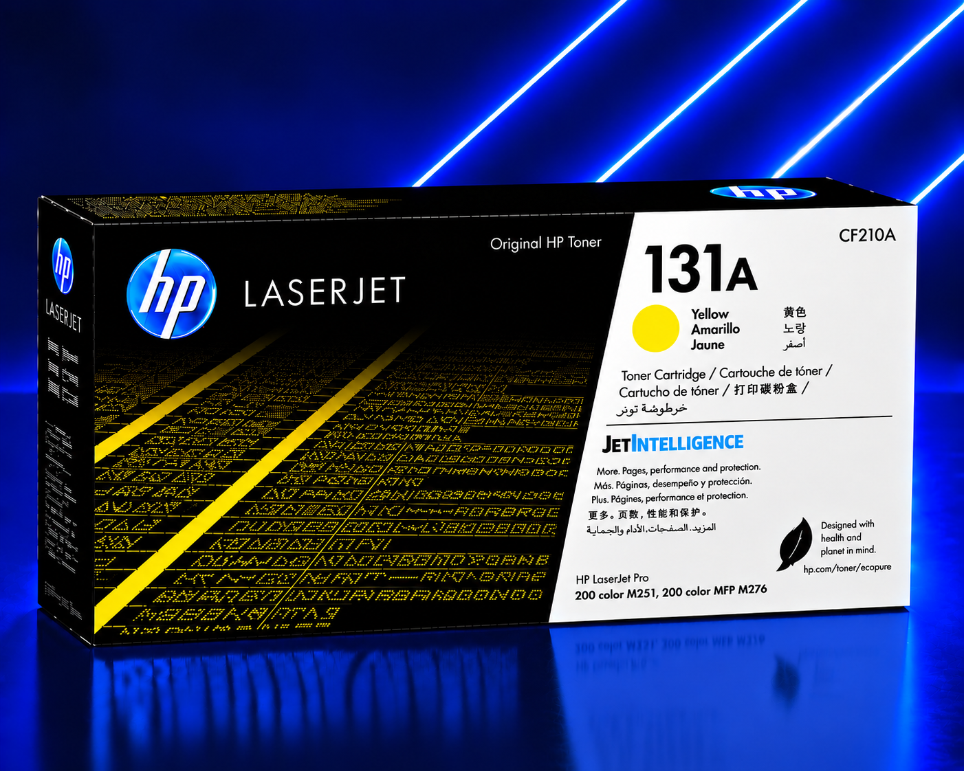Tóner HP 131A Amarillo Original, 1,800 Páginas CF213A