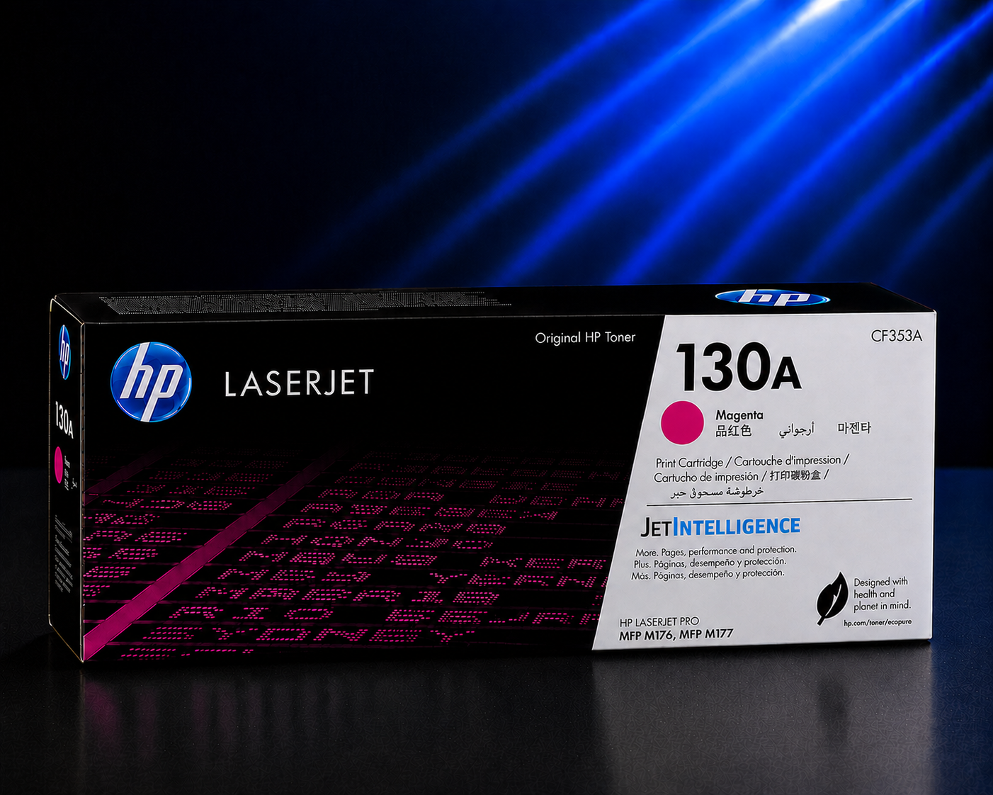 Tóner HP 130A Magenta Original, 1,000 Páginas CF353A