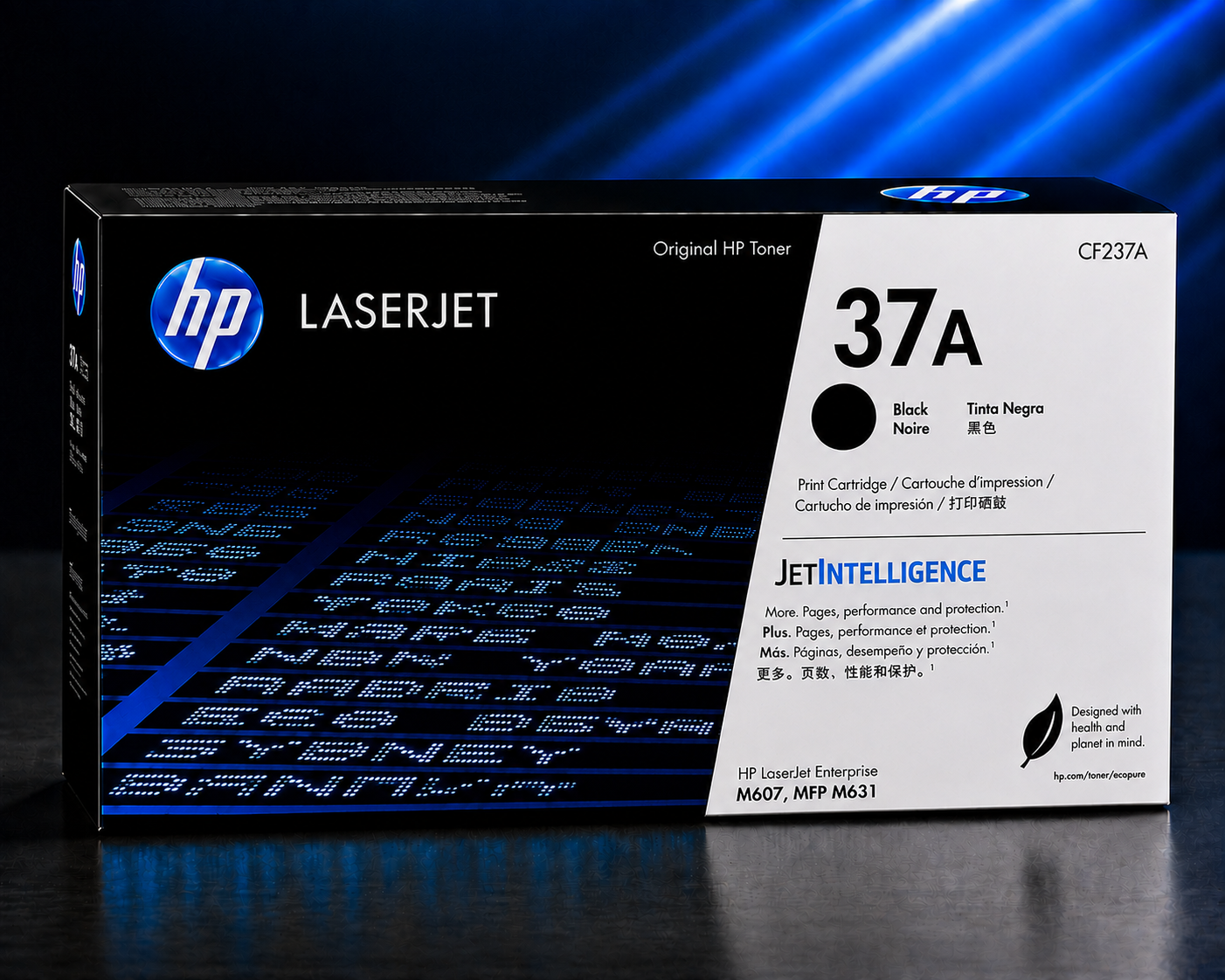 Tóner HP 37A CF237A Negro Original, 11.000 Páginas
