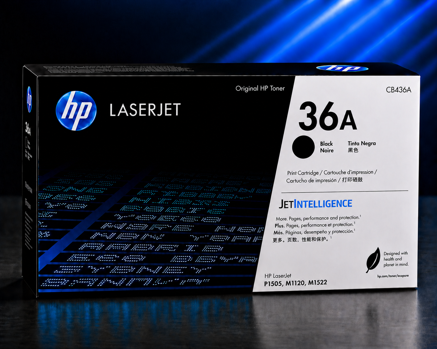 Tóner HP 36A Negro CB436A Original, 2,000 Páginas