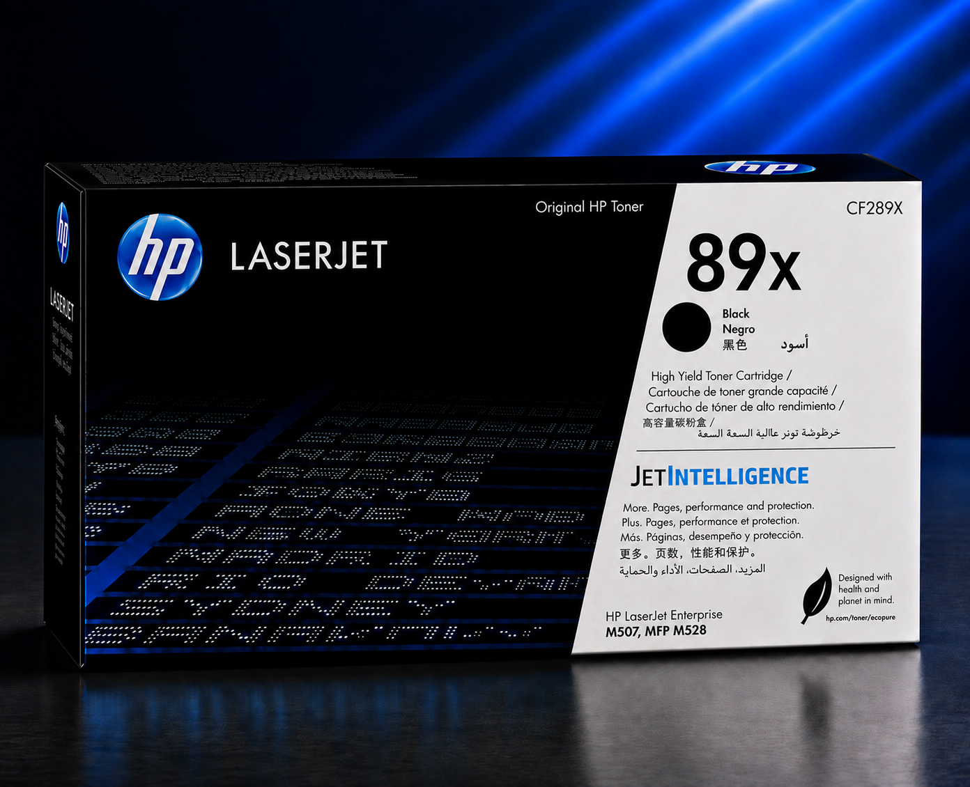 Tóner HP 89X Alto Rendimiento Negro Original, 10.000 Páginas CF289X