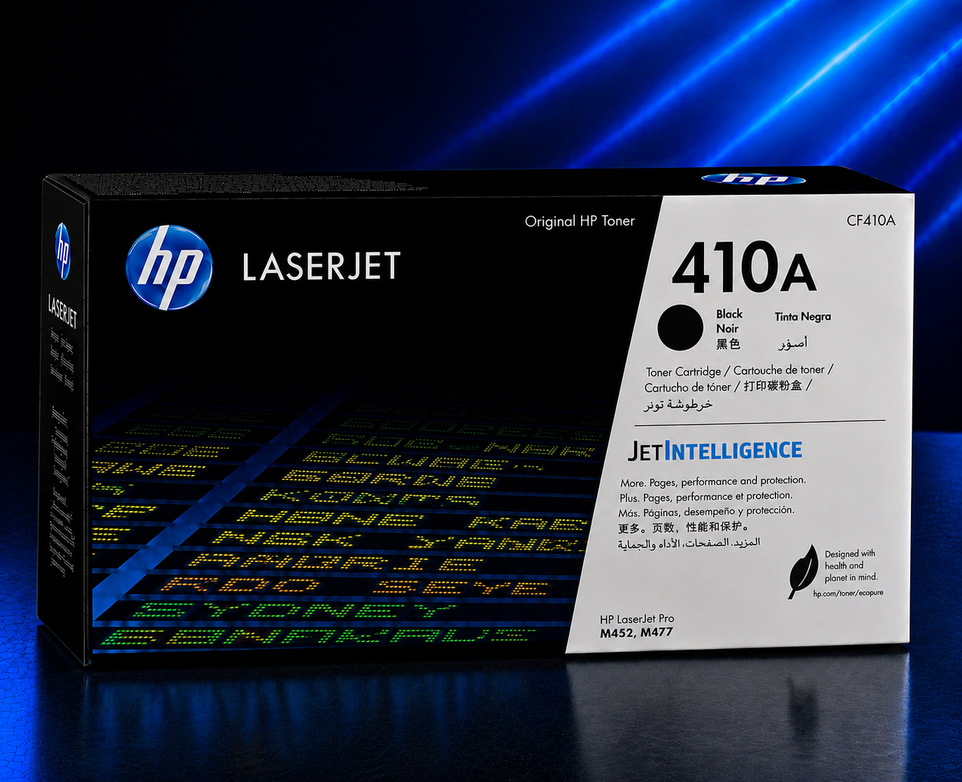 Tóner HP 410A Negro Original, 2300 Páginas CF410A