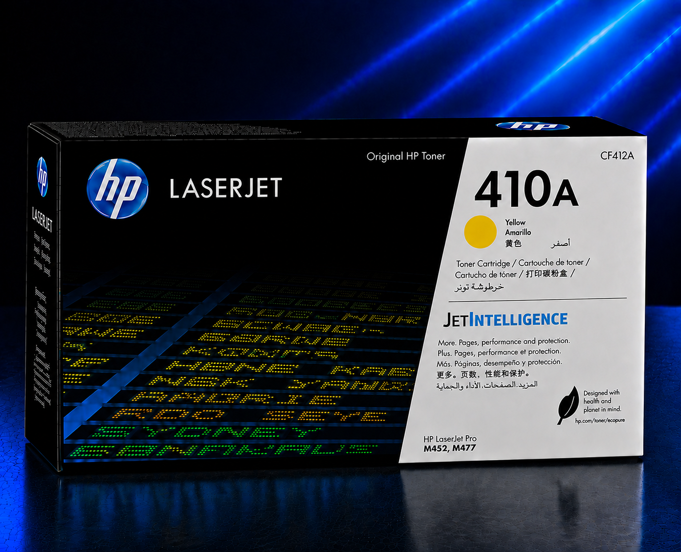 Tóner HP 410A Amarillo Original , 2300 Páginas CF412A