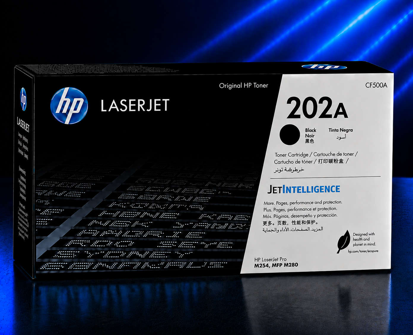 Tóner HP 202A Negro Original, 1400 Páginas CF500A