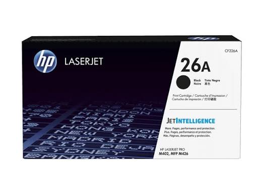 Tóner HP 26A Negro Original, 3100 Páginas CF226A - Imagen 2