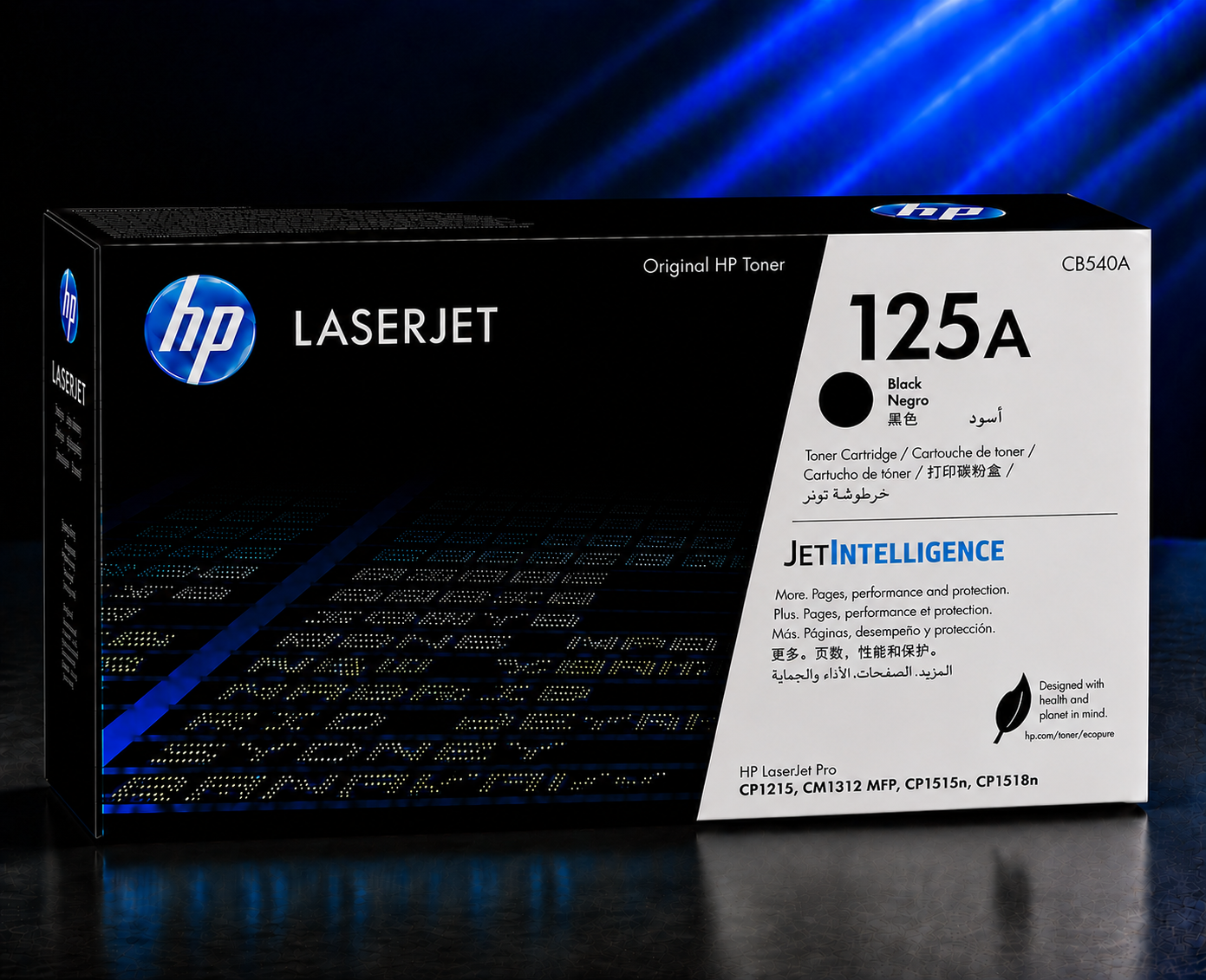Tóner HP 125A Negro Original, 2200 Páginas CB540A