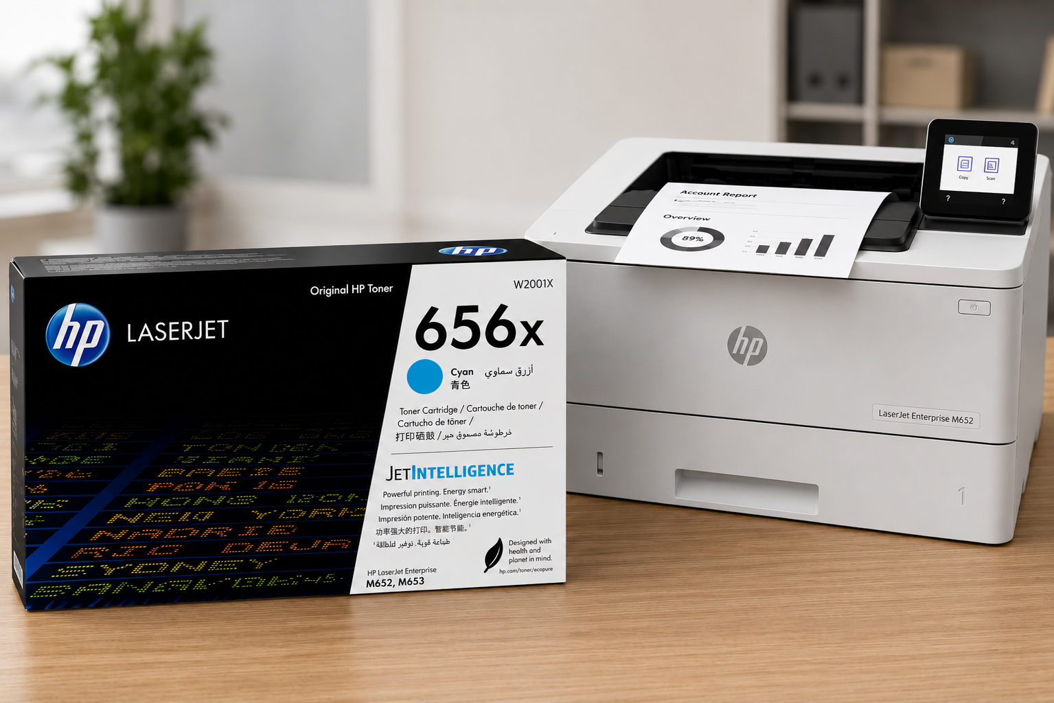 TONER HP 656X CYAN CF461X 27,000 PAGINAS - Imagen 2