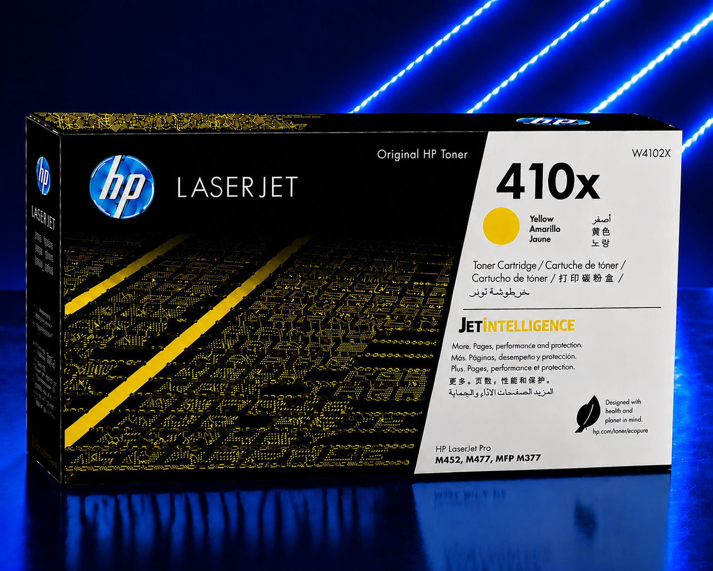 Toner hp 410x amarillo original Cf412x