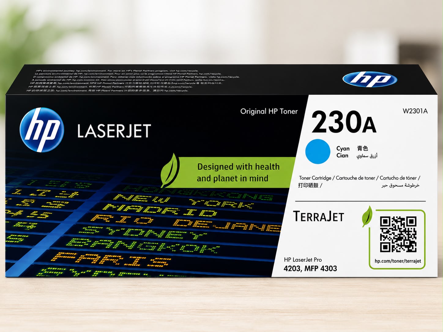 Cartucho de tóner HP 230A LaserJet Cian W2301A Original
