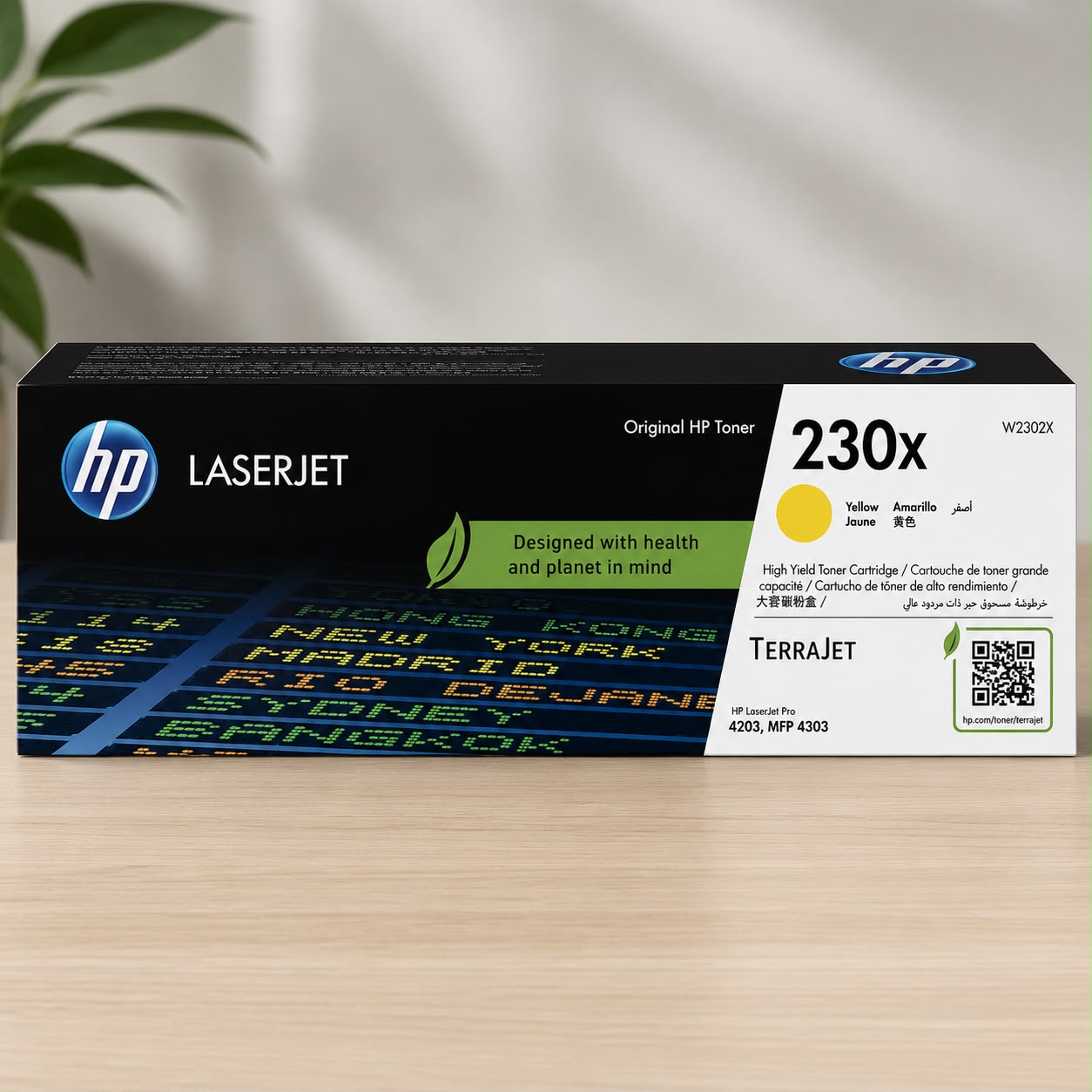 Cartucho de tóner original HP LaserJet 230X amarillo W2302X