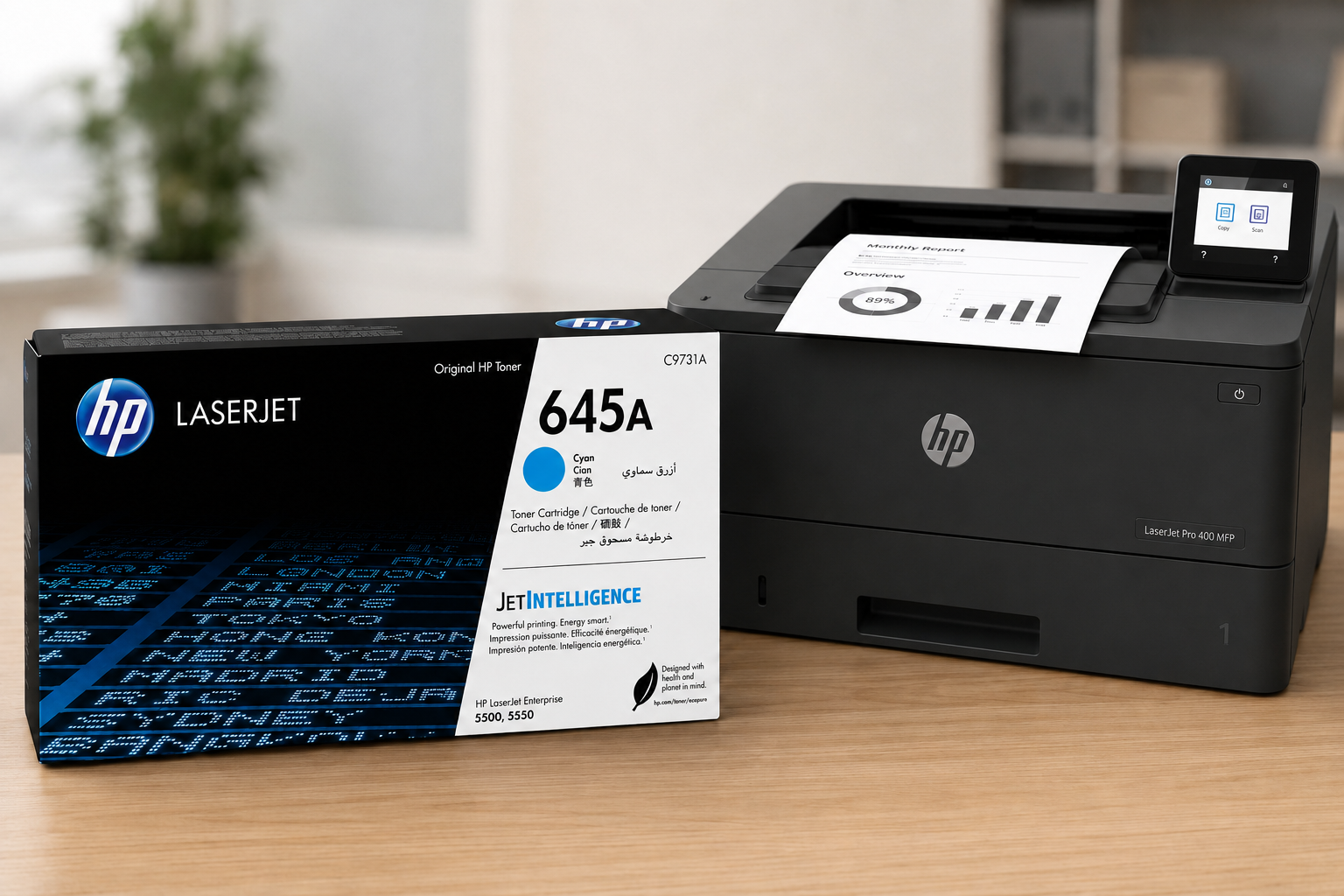 Cartucho De Toner Hp 645a C9731a Cyan Laserjet Original C9731a - Imagen 2