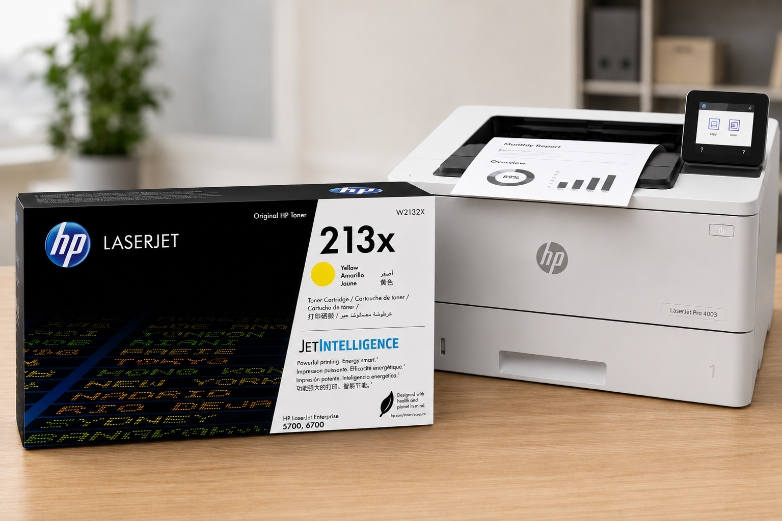 Toner HP LaserJet 213X - Amarillo - LaserJet - Original (W2132X) - Imagen 2