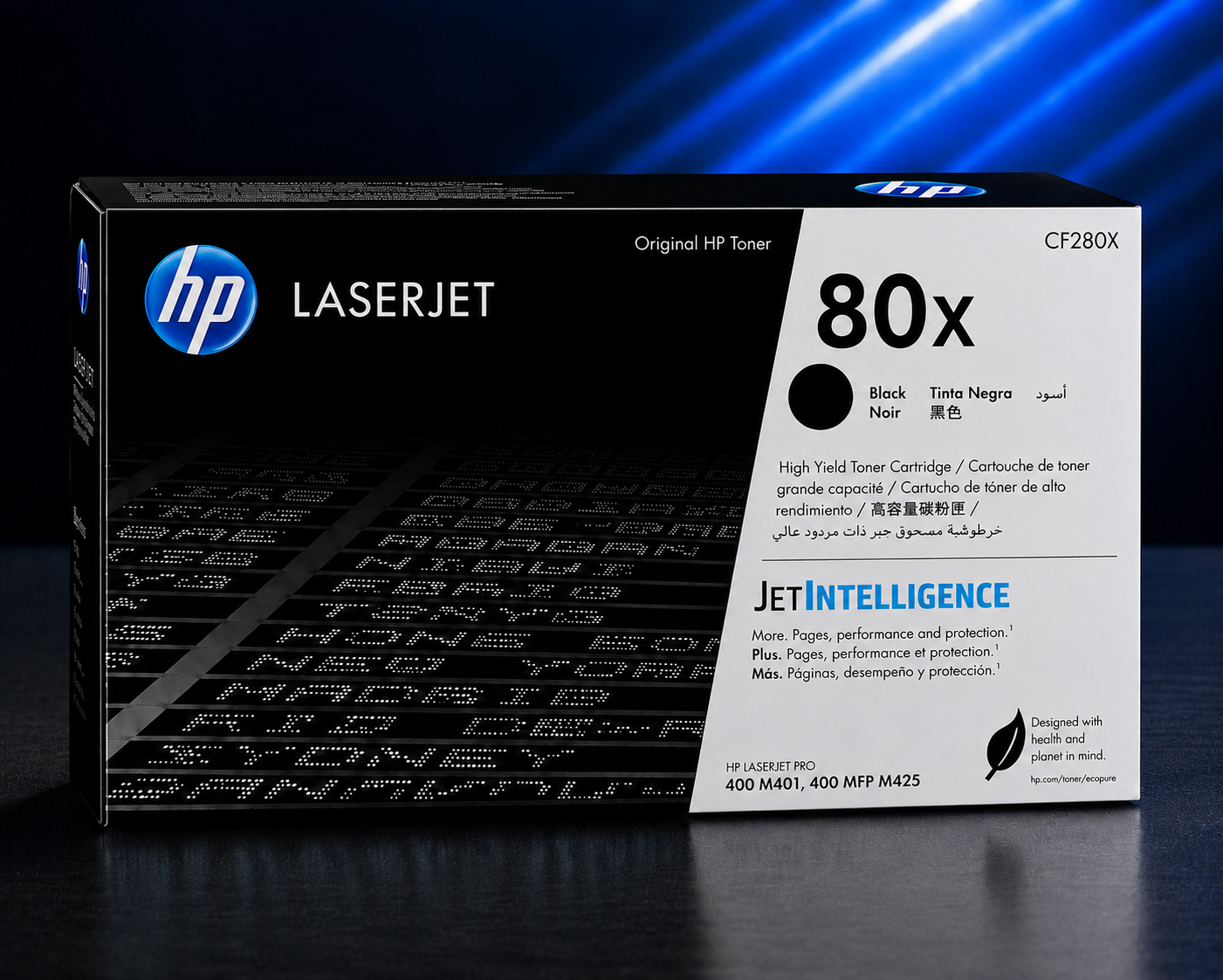 Tóner HP 80X Alto Rendimiento Negro CF280X Original, 6.900 Páginas
